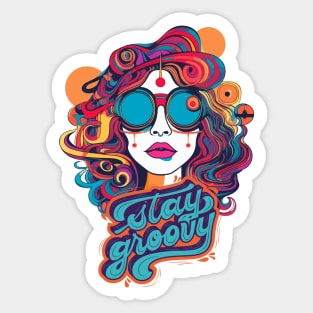 Stay Groovy Sticker
